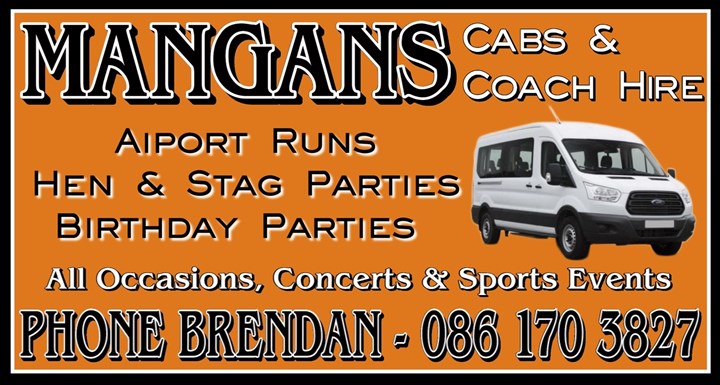 Mangans Cabs & Coach Hire logo image