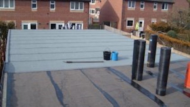image of flat roof repair in Kildare