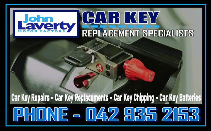 Car Key Replacement Dundalk - John Laverty Motor Factors