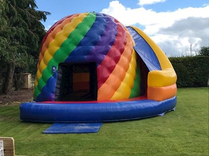 themed bouncing castle