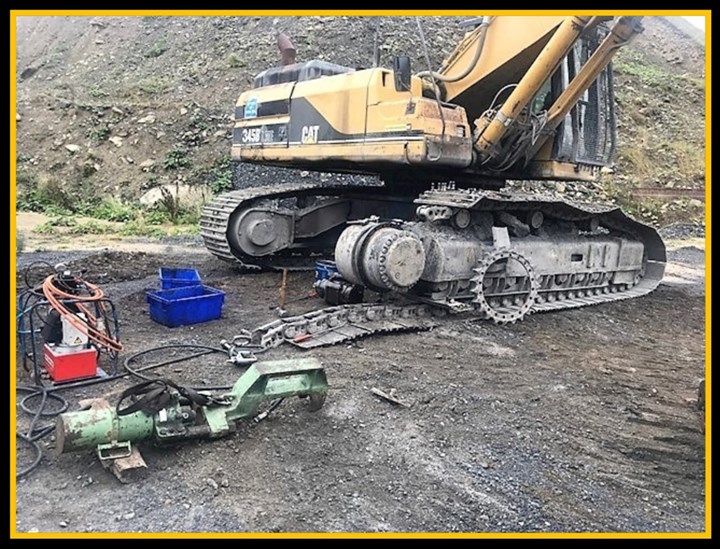 Onsite caterpillar servicing in Ireland is carried out by Nugent Plant Services