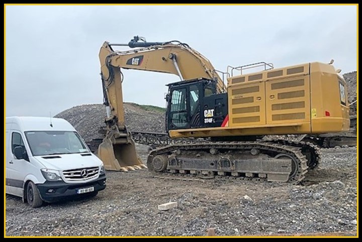 Caterpillar repairs in Ireland are carried out by Nugent Plant Services