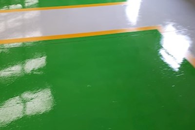 Industrial Concrete Floor Painting.