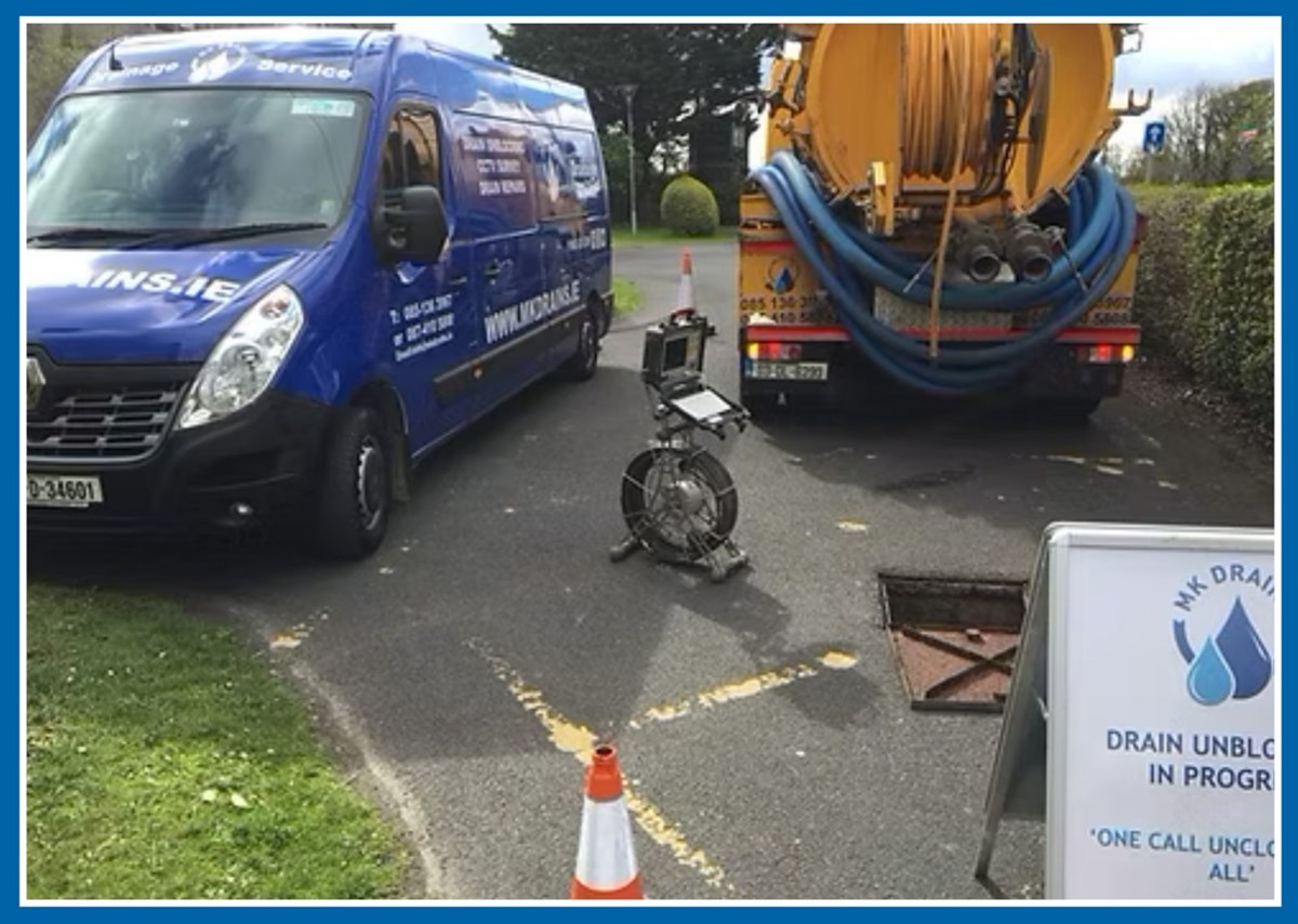 CCTV drain inspections in Balbriggan - carried out by MK Drains
