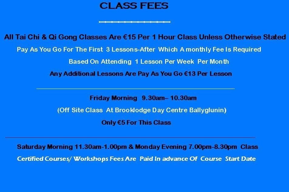 Southern Chi Gung Academy prices