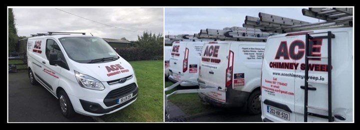 Chimney cleaning and stove flue chimney cleaning services in Portlaoise and Portarlington are carried out by Ace Chimney Sweep