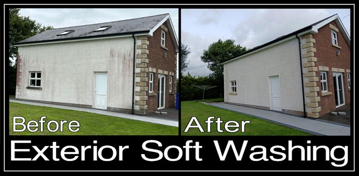 Soft washing in Cavan - carried out by Sparkle Clear