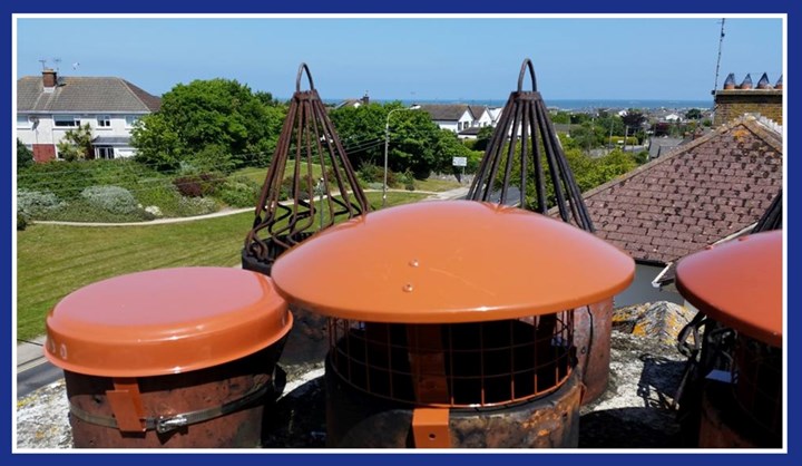 Chimney cowl installation in Swords, Balbriggan, and Skerries - carried out by Stack Chimney Services