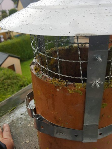Image of chimney cowl in Clare supplied and fitted by Paul's Property Maintenance, chimney cowls and bird guards in Clare are supplied and fitted by Paul's Property Maintenance