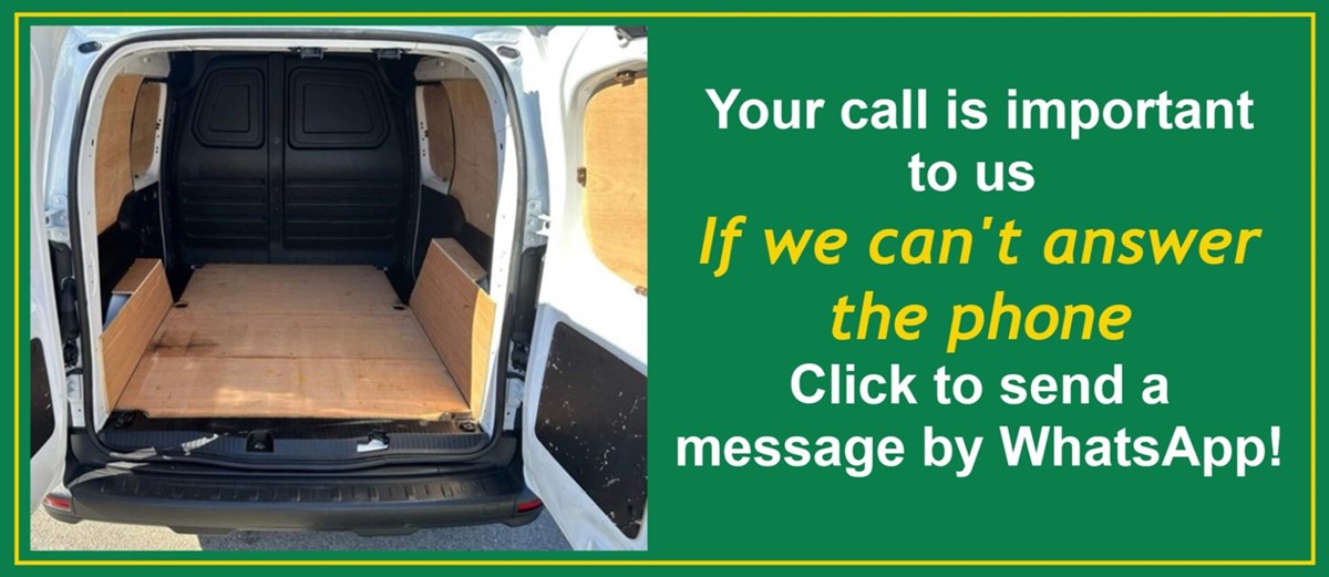 Click to send WhatsApp enquiring on Man With Van services in Tralee, Killarney, and Listowel