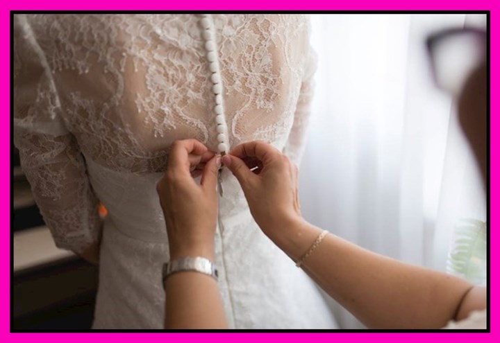 Wedding dress alterations in Dundalk - carried out by It's Made For U