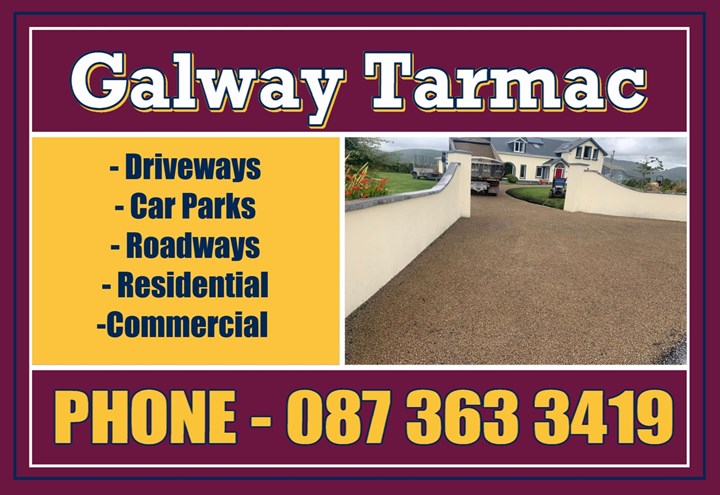 Tarmacking in Galway is carried out by Galway Tarmac