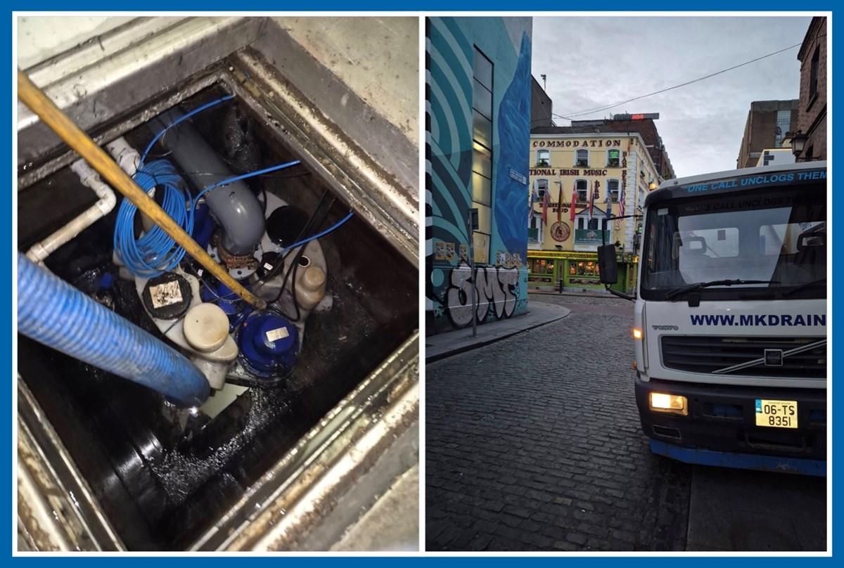 Commercial drain cleaning in Balbriggan - carried out by MK Drains