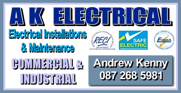 Commercial Electrical Contractor Dundalk. Andrew Kenny Electrical