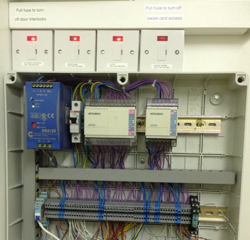 image of electrical panel from AK Electrical