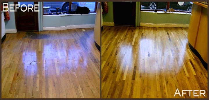 Commercial wooden floor sanding in Meatth carried out by Floor Sanding Meath - East Coast Flooring