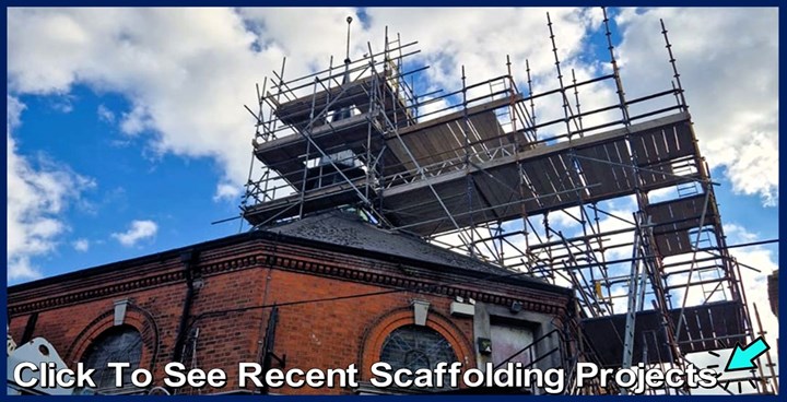 Specialist scaffolding in Dublin supplied and erected by Scaffold Hire North County Dublin, MJ Scaffolding