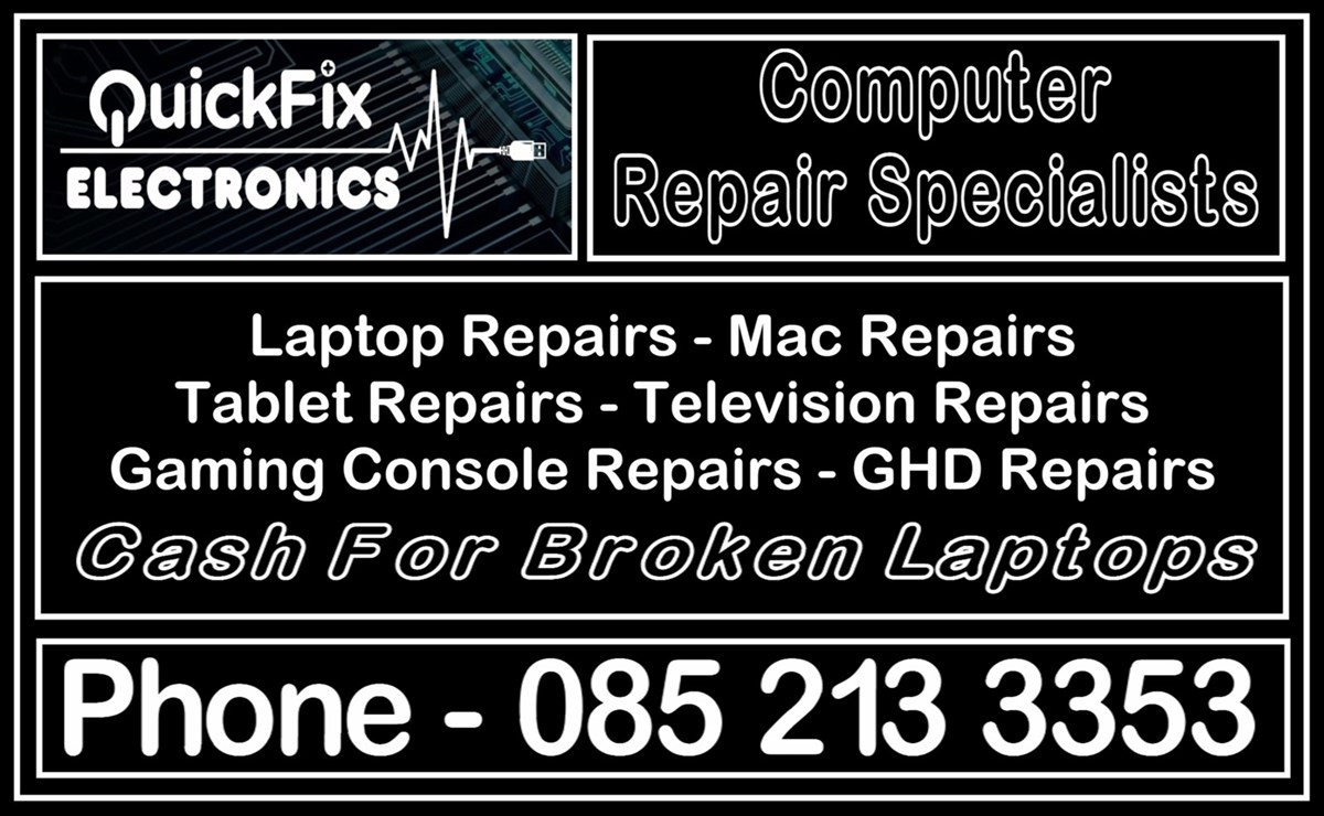 Computer repairs in Balbriggan - Quick Fix Electronics