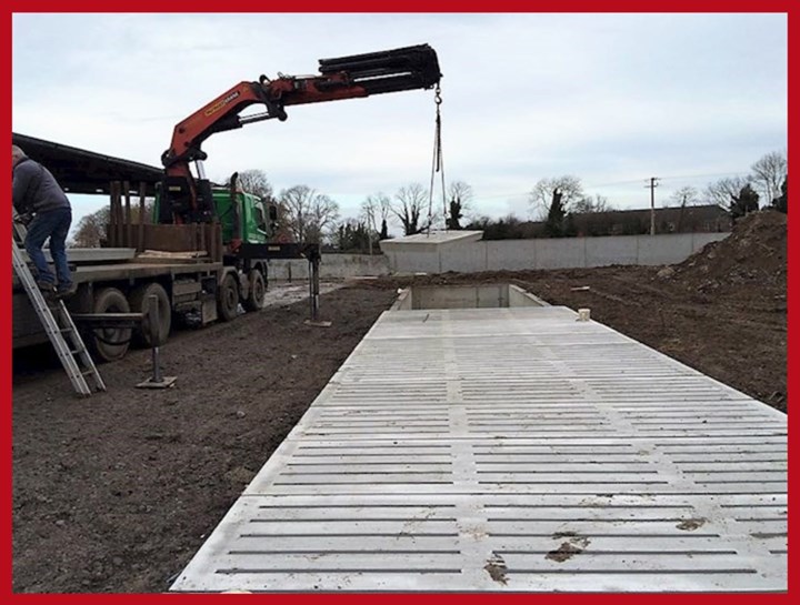 Concrete products in Westmeath are provided by Scally Precast Ltd