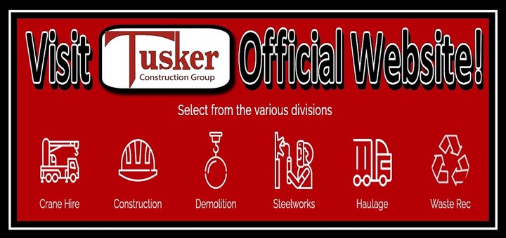 Website link to Tusker Concrete Pumping