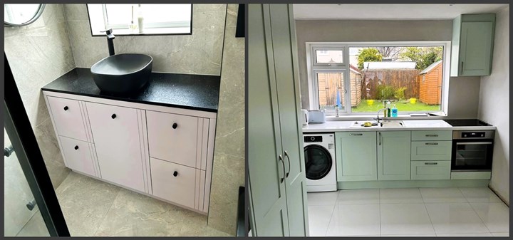 Custom made cabinets and presses in Bray built by Darren Cranley Carpentry & Construction