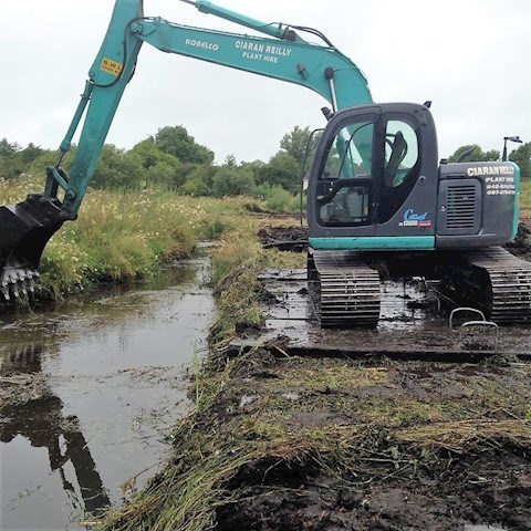 Image of site development being undertaken in Monaghan by Ciaran Reilly Groundworks, site development in Monaghan is carried out by Ciaran Reilly Groundworks