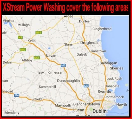 image of areas covered by XStream Power Washing