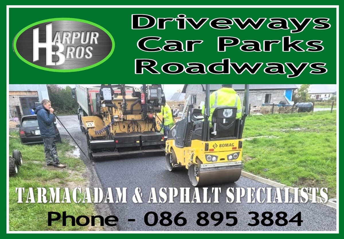 Tarmac contractors Castlerea, Ballyhaunis, Ballaghaderreen, and Roscommon