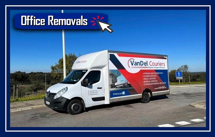 Dublin 20 Removals - Commercial and Residential removals Palmerstown and Chapelizod - VanDel Removals - link to VanDel commercial removals page