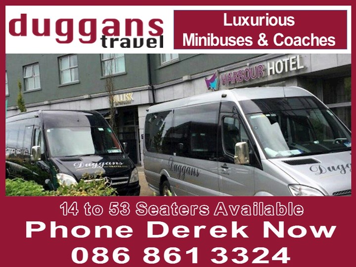 Minibus hire in Athlone