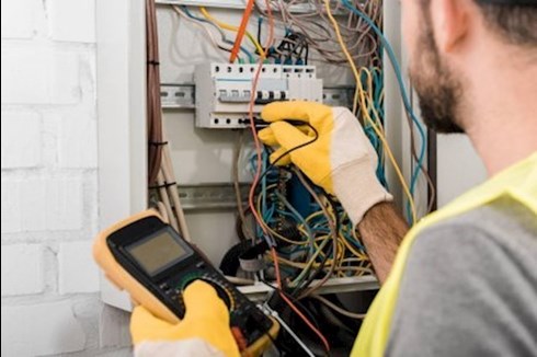 Image of electrician in Tuam, residential and domestic electrician services in Tuam are provided by Sean Browne Electrical