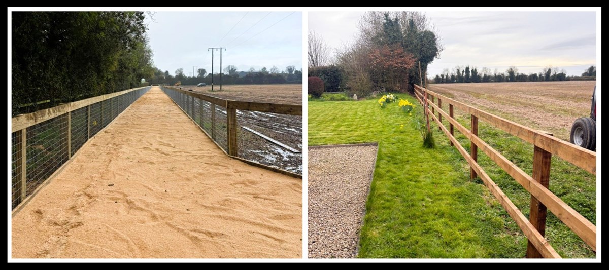 Equine fencing in Kildare