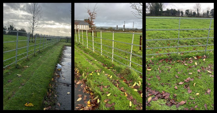 Estate fencing in Longford - installed by Mel Farrell Fencing