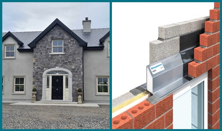Example of stone wall cladding from Browne Bros Precast Concrete & Stone Products