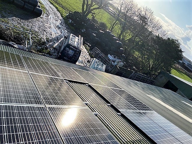 Farmyars solar panels instaled in Cork