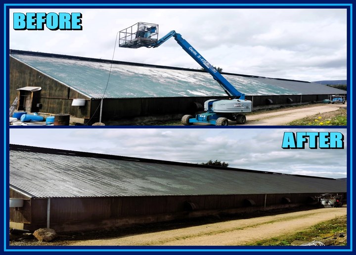 Farm shed spray painting in Limerick carried out by Limerick Farm Painters