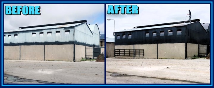 Farm building spray painting in Waterford carried out by Waterford County Painters