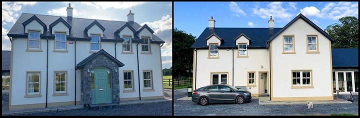 Image of seamless aluminium gutters in Mullingar, seamless aluminium gutters in Mullingar, Kinnegad and Rochfortbridge are manufactured and installed by Damien Fox Fascia, Soffit & Gutters