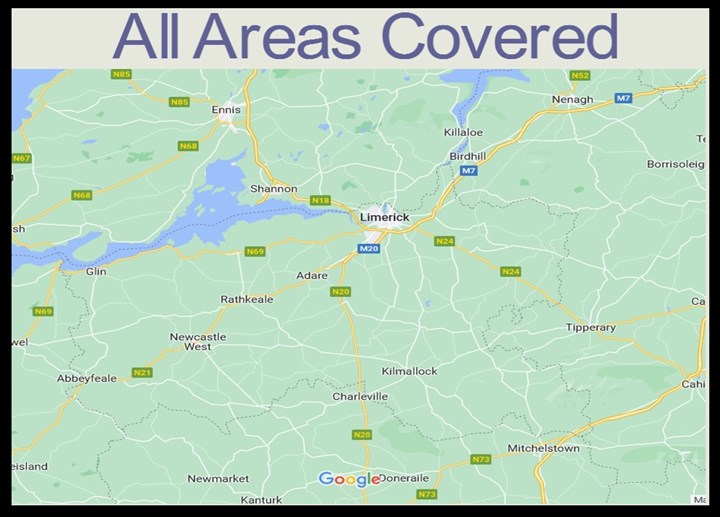 Fencing contractor Limerick - Areas Covered