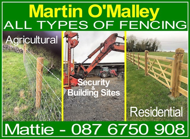 Martin O'Malley Fencing Contractor Logo