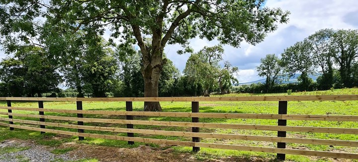 Post and rail fencing North Tipperary