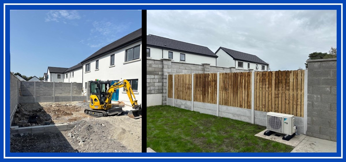 Domestic fencing in Roscrea and North Tipperary - carried out by Whelan Fencing