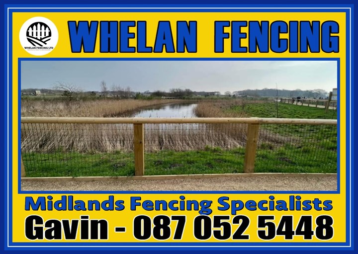 Fencing in Roscrea and North Tipperary - carried out by Whelan Fencing