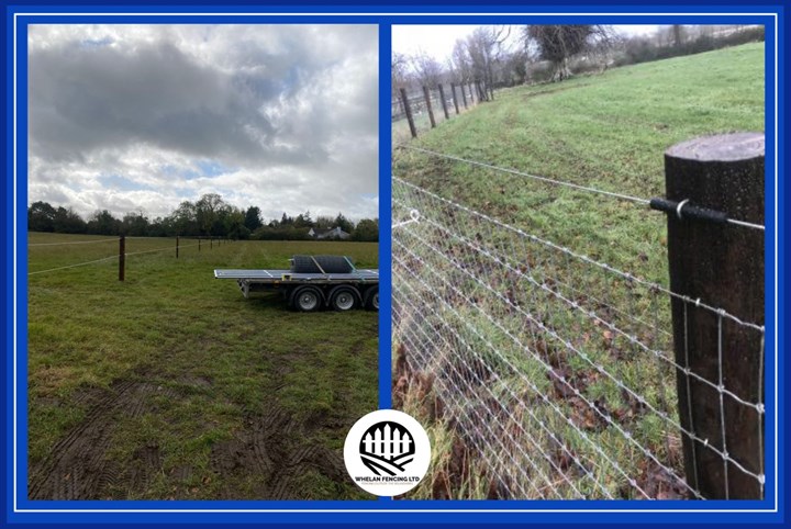 Agricultural fencing in Roscrea and North Tipperary - carried out by Whelan Fencing