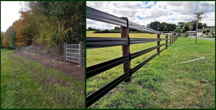 Fencing installation in Clare carried out by Fencing Contractors Clare - TRM Fencing Clare