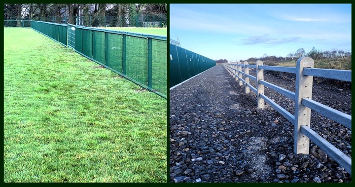 Fencing installation carried out by Westmeath Fencing Contractor, Brendan Coffey