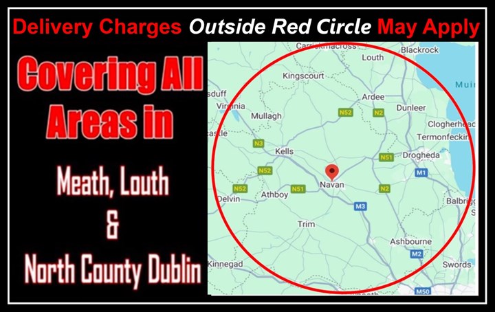 Map of Areas Covered by Logman.ie