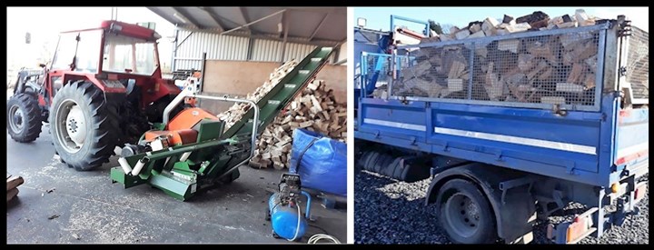 Firewood cut on site Westmeath
