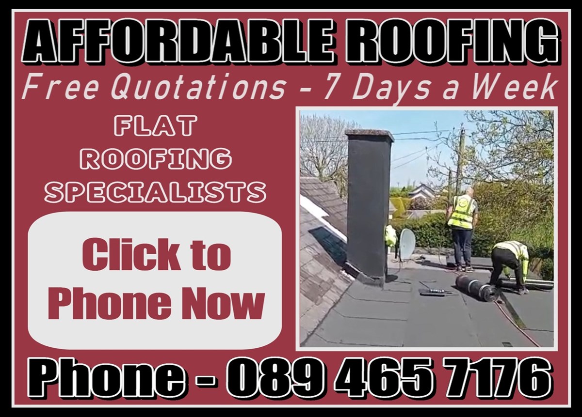 Flat roofing services in Kilkenny - carried out by Affordable Roofing
