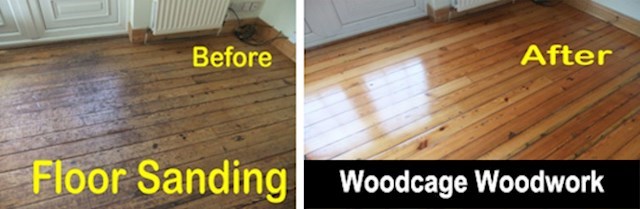 Wooden Floor laying and wooden floor sanding in Donegal.